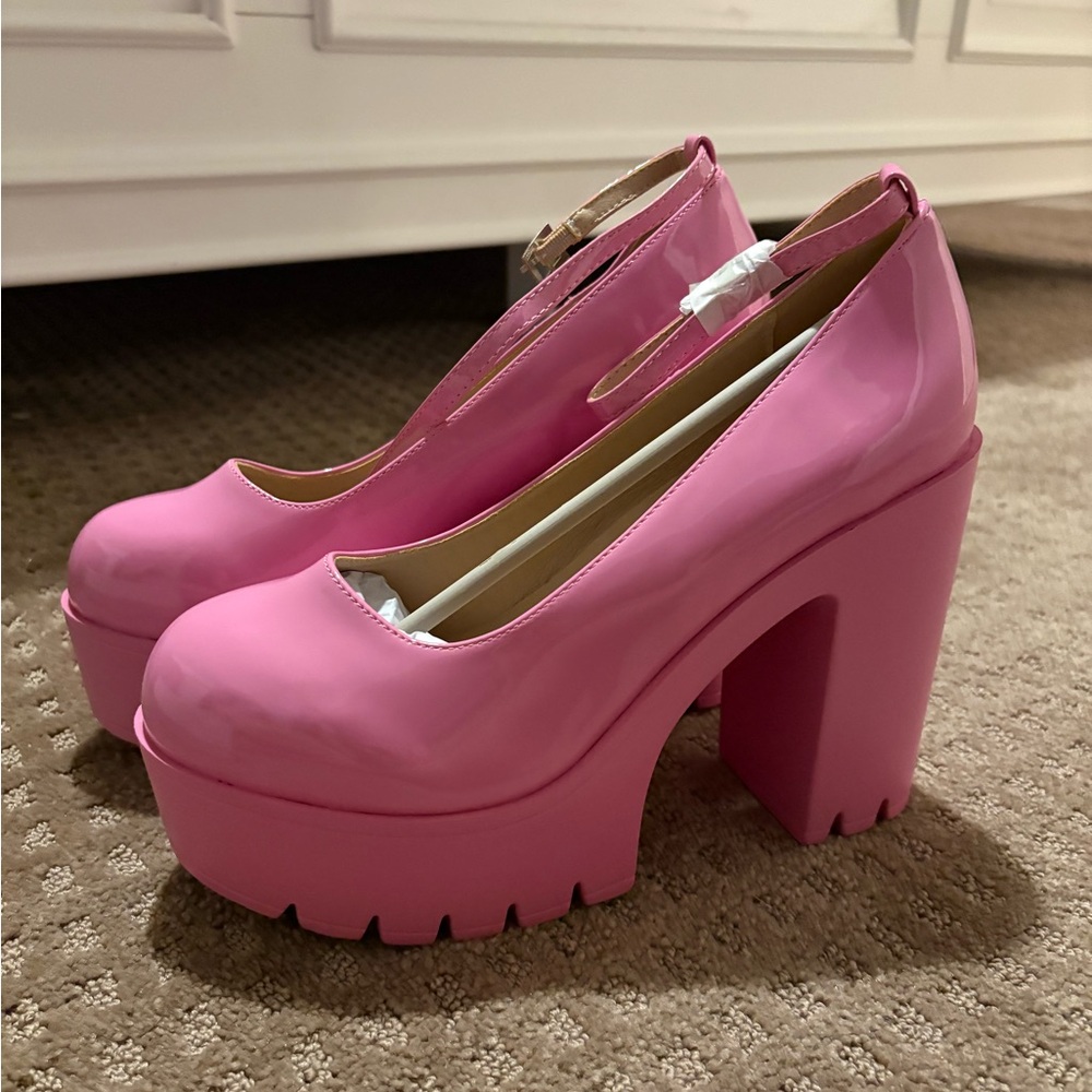Pink Platform Women's Shoes